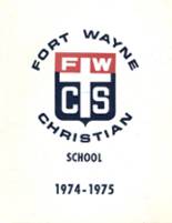 Ft. Wayne Christian High School 1975 yearbook cover photo