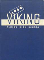 Climax High School 1949 yearbook cover photo