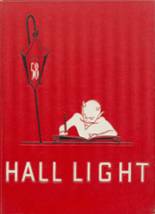 Hall High & Vocational School 1958 yearbook cover photo