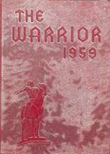 Washington High School 1959 yearbook cover photo