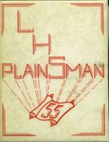 Laramie High School 1955 yearbook cover photo