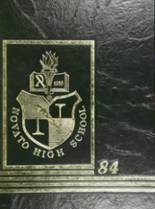 Novato High School 1984 yearbook cover photo