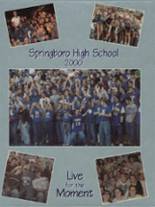 Springboro High School 2000 yearbook cover photo