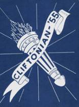 Clifton Springs High School 1955 yearbook cover photo
