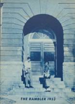 Laurel High School 1953 yearbook cover photo