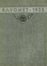 Riverside Military Academy 1933 yearbook cover photo