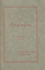 Coplay High School 1925 yearbook cover photo