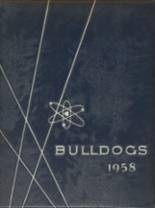 Cortland High School 1958 yearbook cover photo