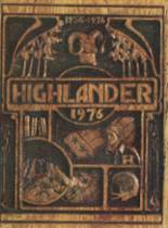 Highland High School 1976 yearbook cover photo