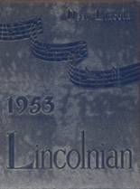 Lincoln High School 1953 yearbook cover photo