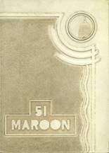 Hirsch High School 1951 yearbook cover photo