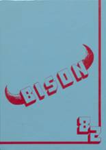 Belmont High School 1982 yearbook cover photo