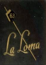 Los Alamos High School 1963 yearbook cover photo