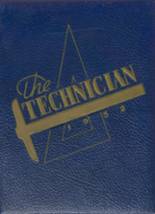 Boston Technical High School 1952 yearbook cover photo