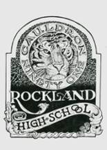 Rockland District High School 1991 yearbook cover photo