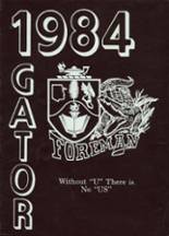 Foreman High School 1984 yearbook cover photo