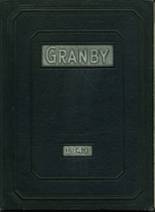 Granby High School 1943 yearbook cover photo