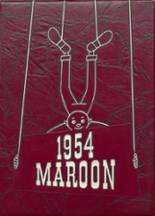 Champaign High School 1954 yearbook cover photo