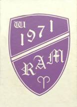 Winnett High School 1971 yearbook cover photo