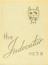 Decatur High School 1958 yearbook cover photo