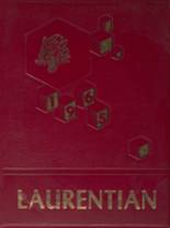 Laurens Central School 1965 yearbook cover photo
