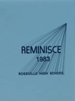 Roseville High School 1983 yearbook cover photo