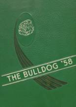 Greensboro High School 1958 yearbook cover photo