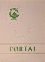 Port Leyden Central School 1965 yearbook cover photo