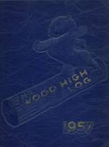Wood High School 1957 yearbook cover photo