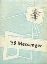 Glenwood City High School 1958 yearbook cover photo