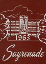 Sayre High School 1963 yearbook cover photo