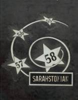 Sarahsville High School 1958 yearbook cover photo