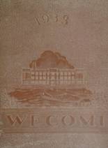 Wheaton Community High School 1938 yearbook cover photo