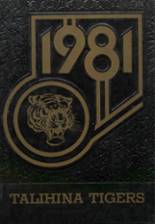 Talihina High School 1981 yearbook cover photo