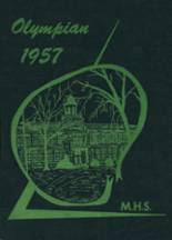 Milan High School 1957 yearbook cover photo