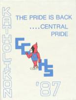 1987 Central Christian High School Yearbook from Du bois, Pennsylvania cover image
