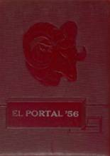 Portales High School 1956 yearbook cover photo
