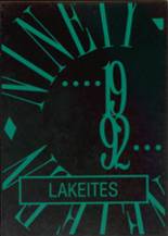 Silver Lake High School 1992 yearbook cover photo