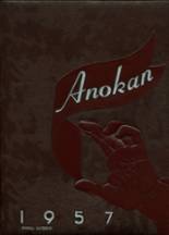 Anoka High School 1957 yearbook cover photo