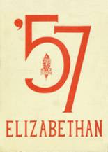 St. Elizabeth High School 1957 yearbook cover photo