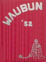 Waupun High School 1952 yearbook cover photo