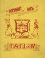Rockport High School 1957 yearbook cover photo