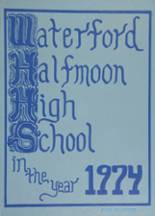 Waterford-Halfmoon High School 1974 yearbook cover photo