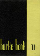 Burke High School 1971 yearbook cover photo