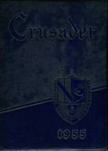 Catholic Central High School 1955 yearbook cover photo