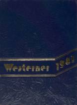 West High School 1981 yearbook cover photo