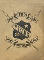 1951 Northern High School Yearbook from Detroit, Michigan cover image
