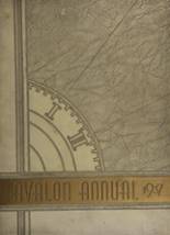 Avalon High School 1937 yearbook cover photo