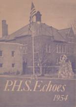 Panora High School 1954 yearbook cover photo