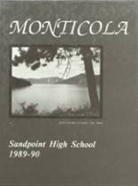 Sandpoint High School 1990 yearbook cover photo
